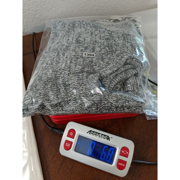 Charming Charlie Embroidered Sweater L Black Long Sleeve Accent Knit Tie in Back - Picture 10 of 10